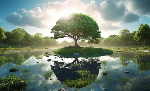 pngtree-illustration-of-environment-conservation-in-a-3d-rendered-world-image_3769897